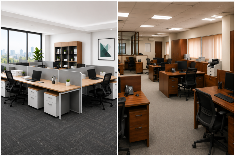 Modular vs traditional-office furniture
